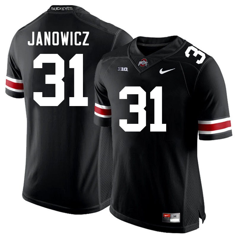 Vic Janowicz Ohio State Buckeyes Jersey College Football Uniforms-Black